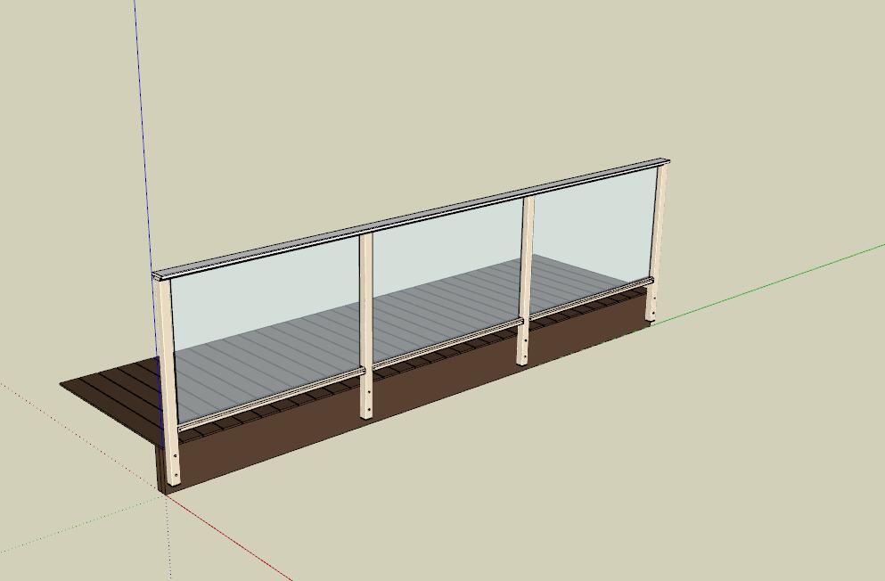 栏杆SU模型sketchup模型9-SU建筑景观室内模型