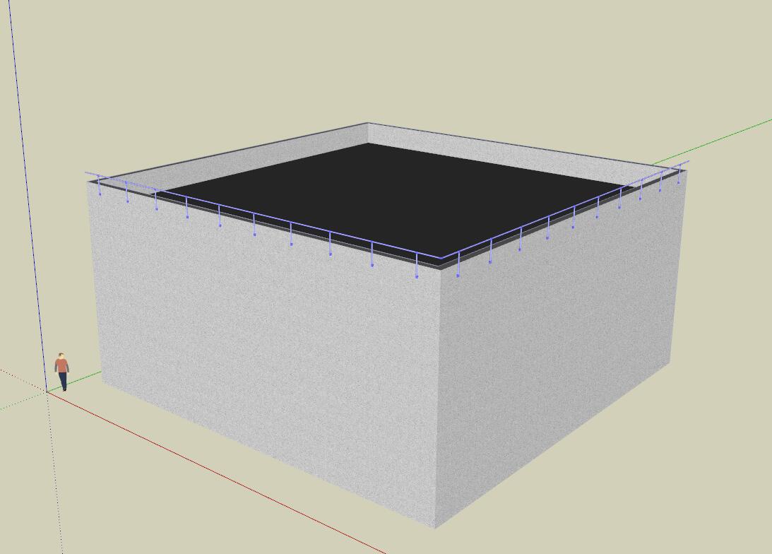 栏杆SU模型sketchup模型27-SU建筑景观室内模型