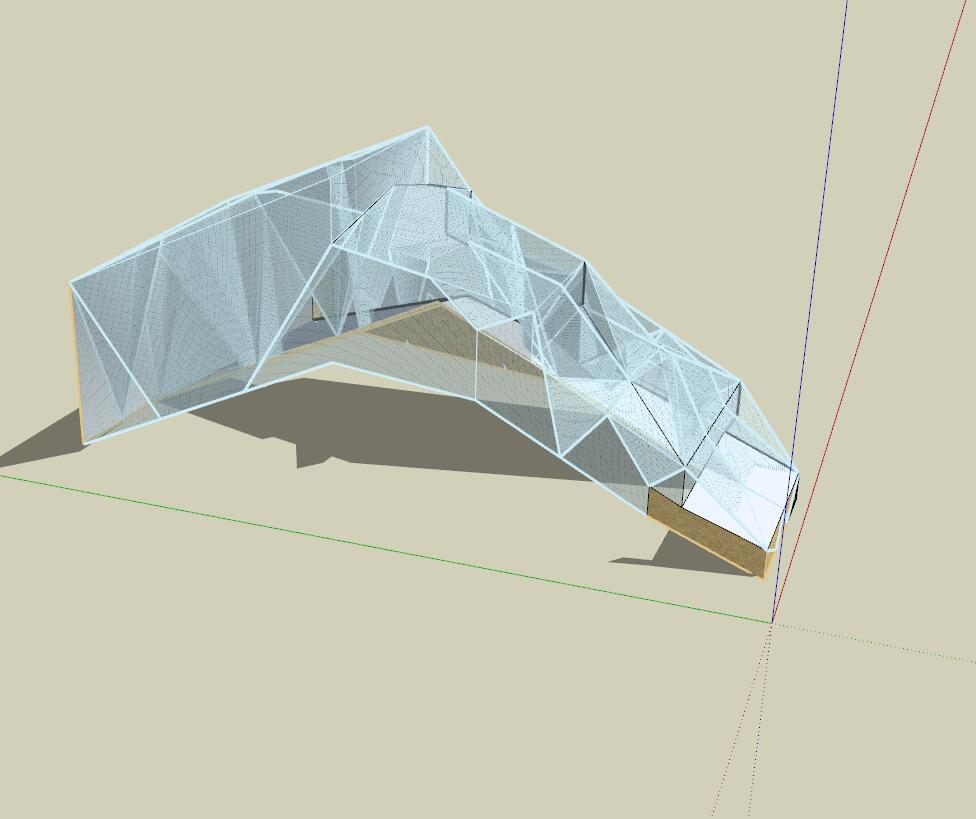 栏杆围栏SU模型sketchup模型11-SU建筑景观室内模型