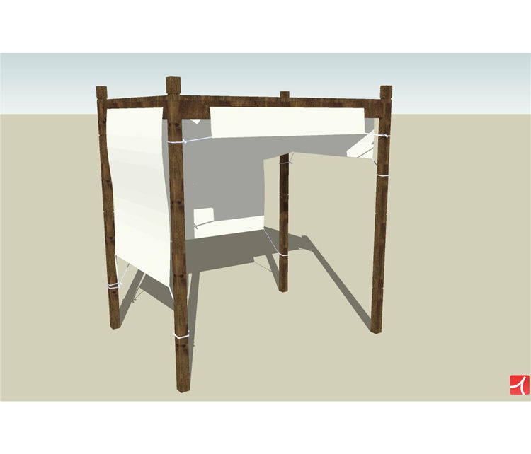 园林小品SU模型sketchup模型1-SU建筑景观室内模型