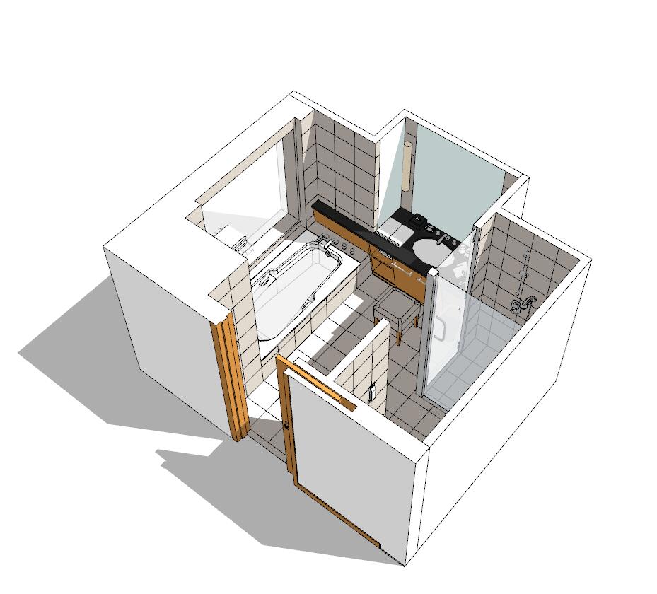 卫浴SU模型sketchup模型179-SU建筑景观室内模型