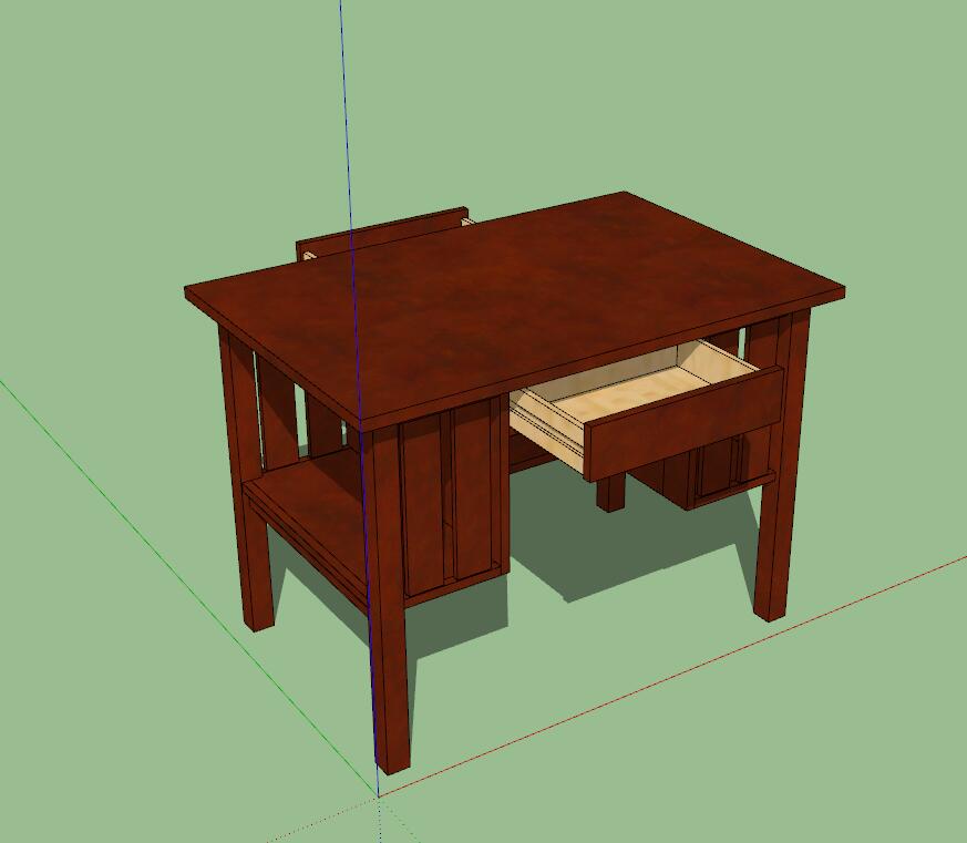 中式家具SU模型sketchup模型37-SU建筑景观室内模型