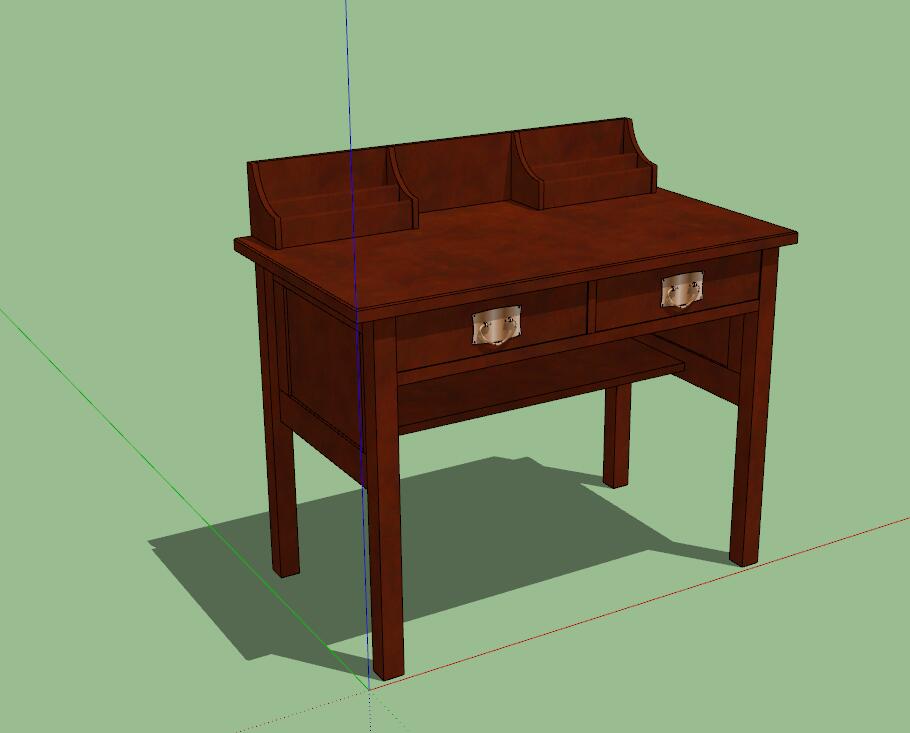 中式家具SU模型sketchup模型38-SU建筑景观室内模型