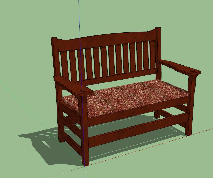 中式家具SU模型sketchup模型69-SU建筑景观室内模型