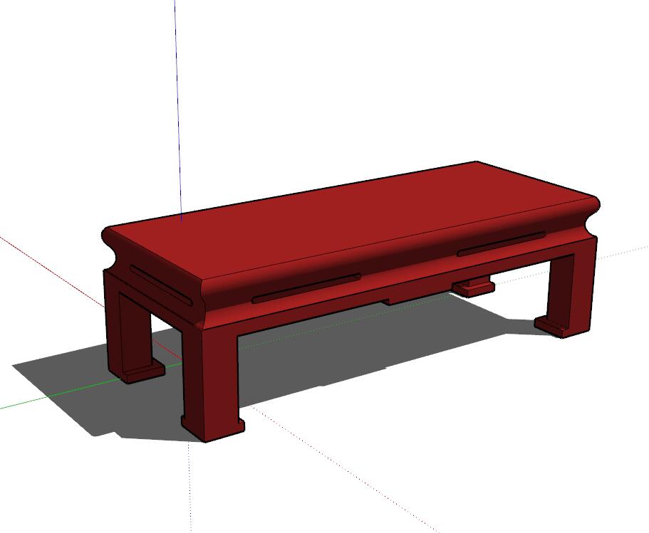 新中式风格家具SU模型sketchup模型25-SU建筑景观室内模型