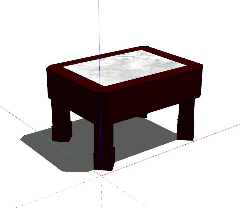 新中式风格家具SU模型sketchup模型41-SU建筑景观室内模型