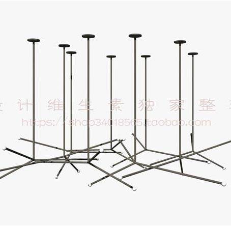 吊灯SU模型sketchup模型160-SU建筑景观室内模型