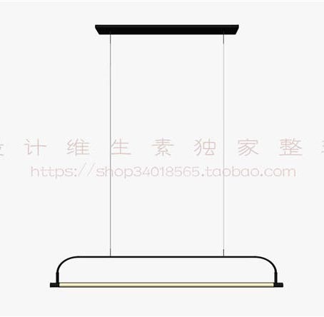 吊灯SU模型sketchup模型230-SU建筑景观室内模型