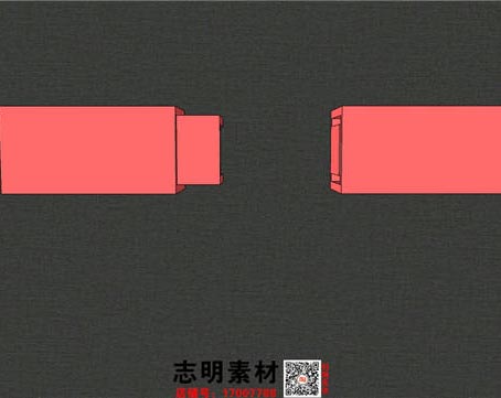 现代风榫2-SU建筑景观室内模型