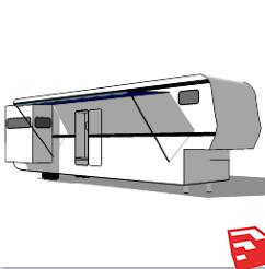 房车SU模型sketchup模型1-SU建筑景观室内模型