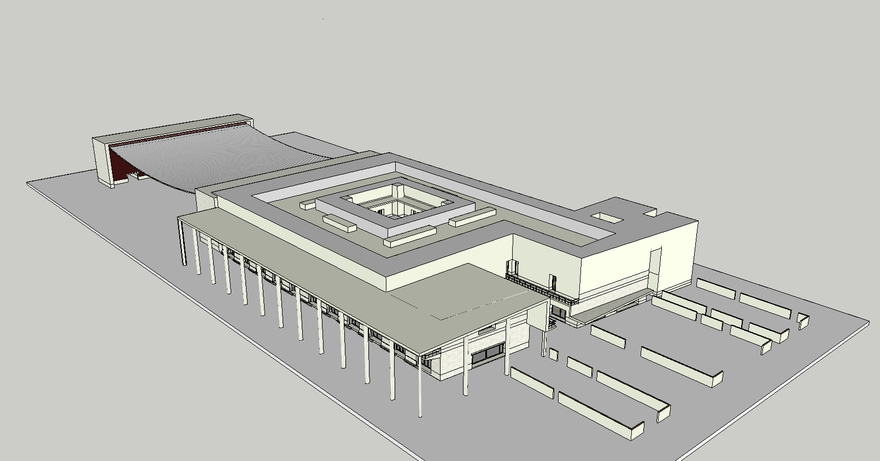 WW034阿尔瓦罗西扎1998世博会葡萄牙馆大师资料-sketchup建筑景观室内模型