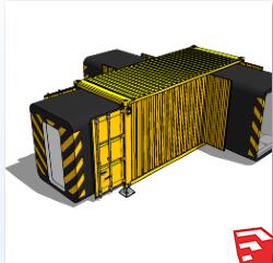 集装箱建筑SU模型第一季_室内室外草图完整sketchup模型112