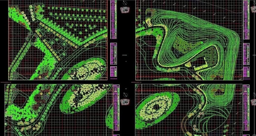 顶豪项目流线-最新的水环境治理施工图-水环境生态公园施工图总汇（包括景观施工图、生态修复、智能化设计、建筑、结构、水电等）