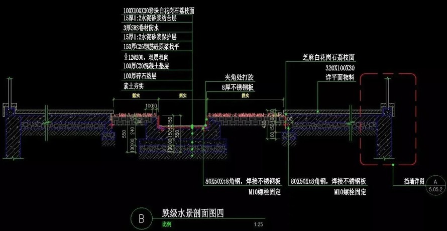 顶豪项目海绵公园-现代材料工艺-极品方案设计-计成奖获奖项目-某市首个海绵公园景观设计全套施工图（园建+植物+水电）