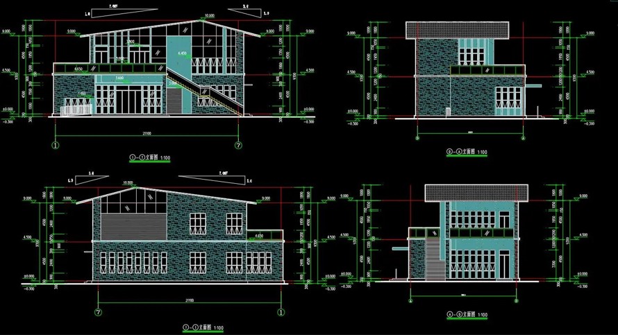 自然中陶冶情操-文化中接受洗礼-某市新城区文化景观工程-廉洁文化公园景观全套施工图（全套包括：园建+绿化+水电+建筑）