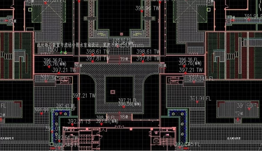 西安新中式景观施工图-沣东城市广场全套施工图CAD版本和PDF版本集合