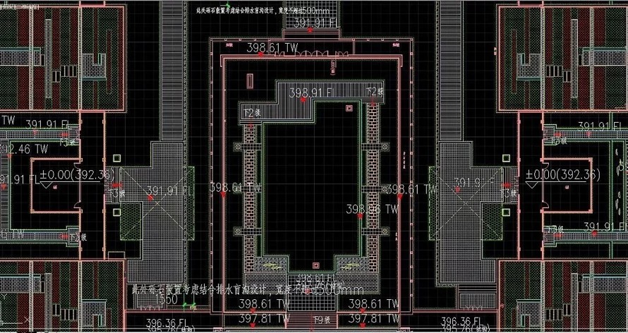 西安新中式景观施工图-沣东城市广场全套施工图CAD版本和PDF版本集合