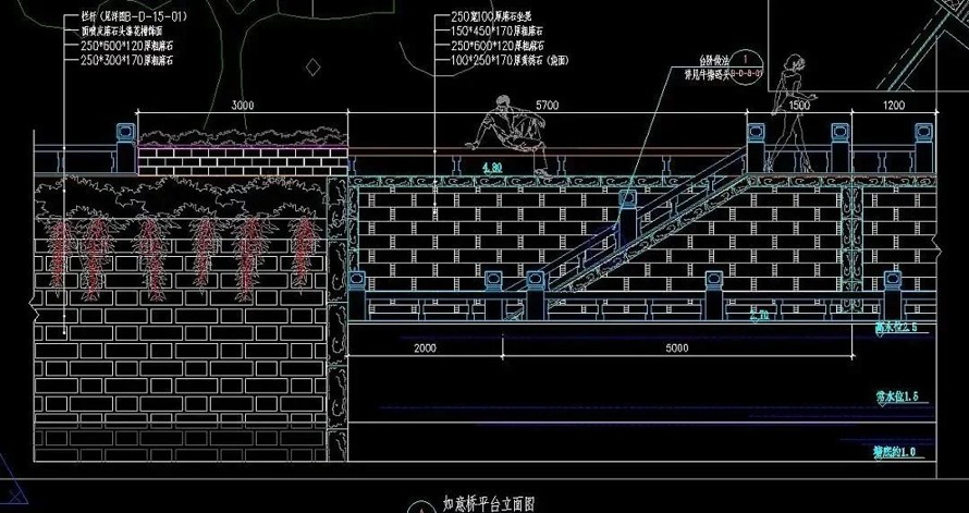 香市古镇--核心景区--东莞某古镇旅游景区传统中式文化公园景观设计全套（该资料包括：全套园建施工图+植物施工图）