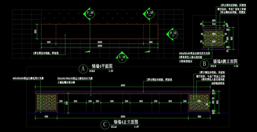 璀璨星空为灵感-水映月庭为主题-金盘奖项目-某高端地产项目展示区景观设计全套施工图+网络收集实景照片