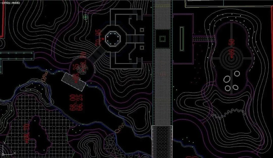 皇家御园、精工细作-某城市古典园林景观设计全套施工图（总图+水系+植物+古建+小品+铺装+绿化种植+室外家具+水电）