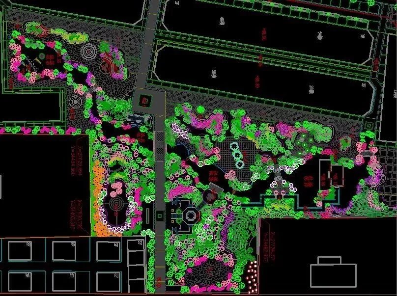 皇家御园、精工细作-某城市古典园林景观设计全套施工图（总图+水系+植物+古建+小品+铺装+绿化种植+室外家具+水电）