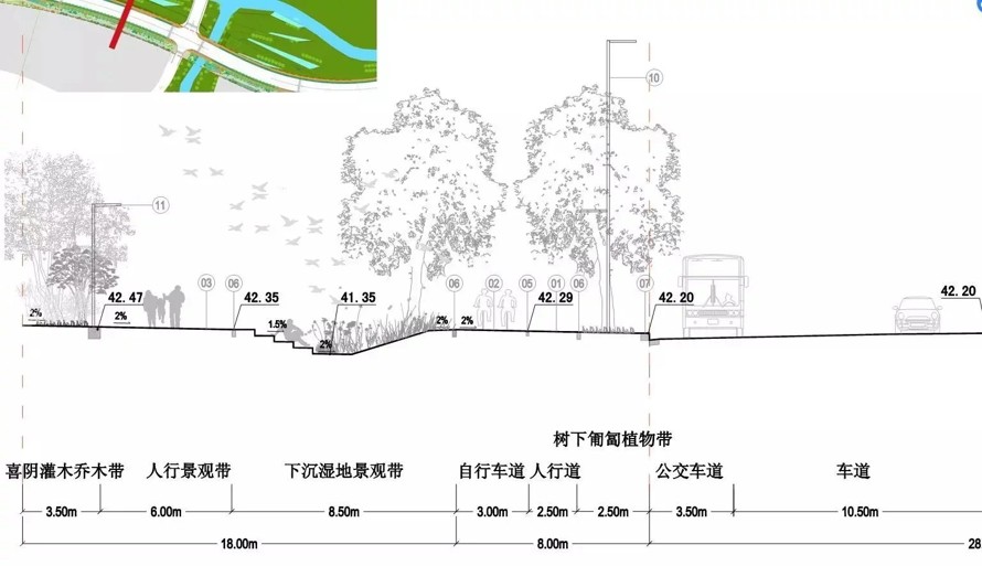 国际新城-先导市区-主干道路-某市国际新城先导区主干道路景观设计扩初设计方案+扩初CAD（280页PDF+CAD扩初）