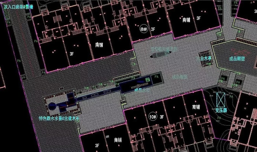 美丽乡村--民俗文化美食街景观-及-建-筑-设计-方-案+园建施工图