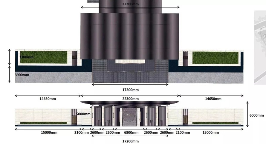 东方大写意代表作品-现代极简造型造型风顶豪项目艺术小品--某顶豪地产项目示范区+部分大区景观方案（资料为：137页PDF高清