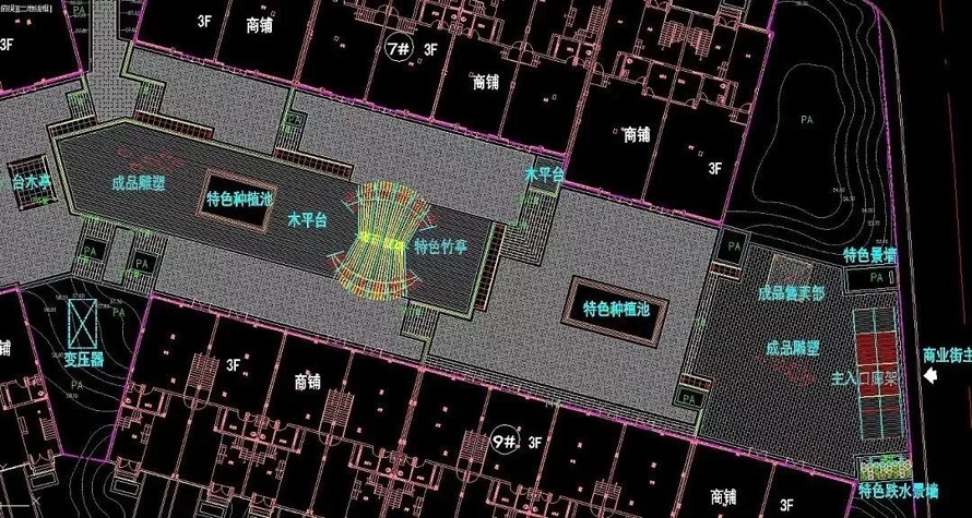 美丽乡村--民俗文化美食街景观-及-建-筑-设计-方-案+园建施工图