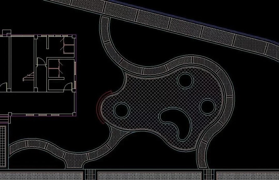 校园景观--人文环境--某中学景观设计全套施工图（总图、详图、通用图、植物、水电）