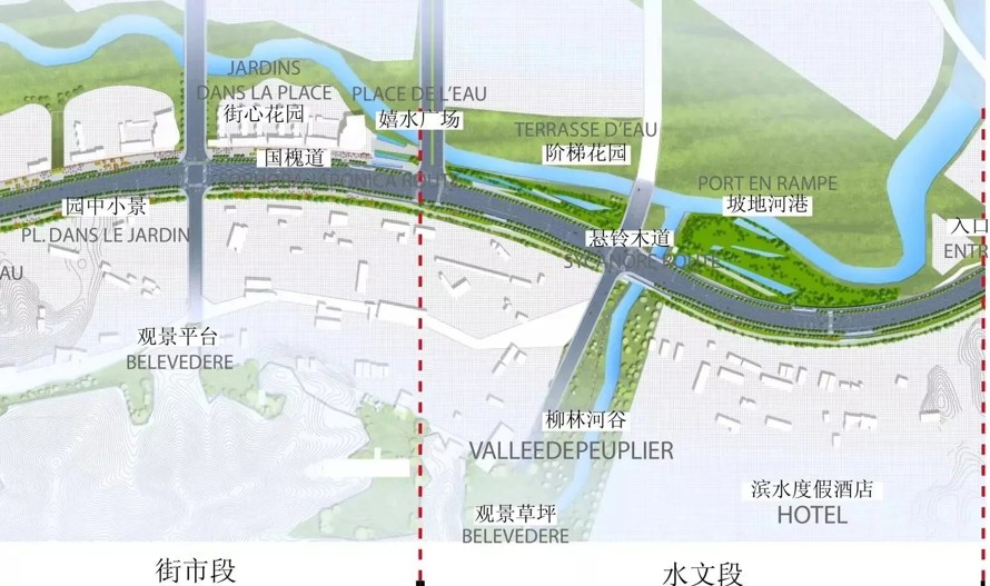 国际新城-先导市区-主干道路-某市国际新城先导区主干道路景观设计扩初设计方案+扩初CAD（280页PDF+CAD扩初）