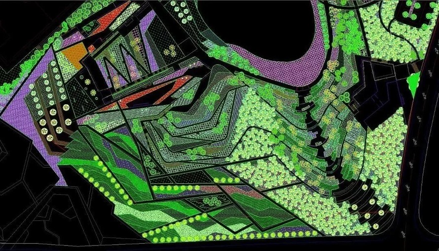 顶豪项目流线-最新的水环境治理施工图-水环境生态公园施工图总汇（包括景观施工图、生态修复、智能化设计、建筑、结构、水电等）