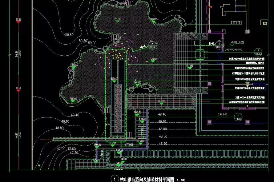 特色枯山水-极品示范区-知名新项目-最新某国际建康城项目展示区及会所景观设计全套施工图（包括：园建+植物+水电+市政）