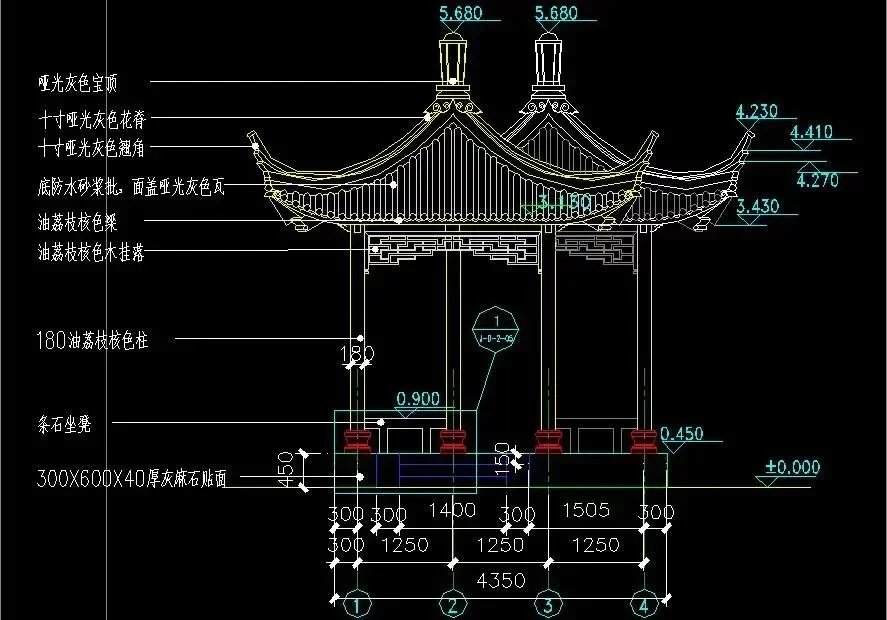 香市古镇--核心景区--东莞某古镇旅游景区传统中式文化公园景观设计全套（该资料包括：全套园建施工图+植物施工图）