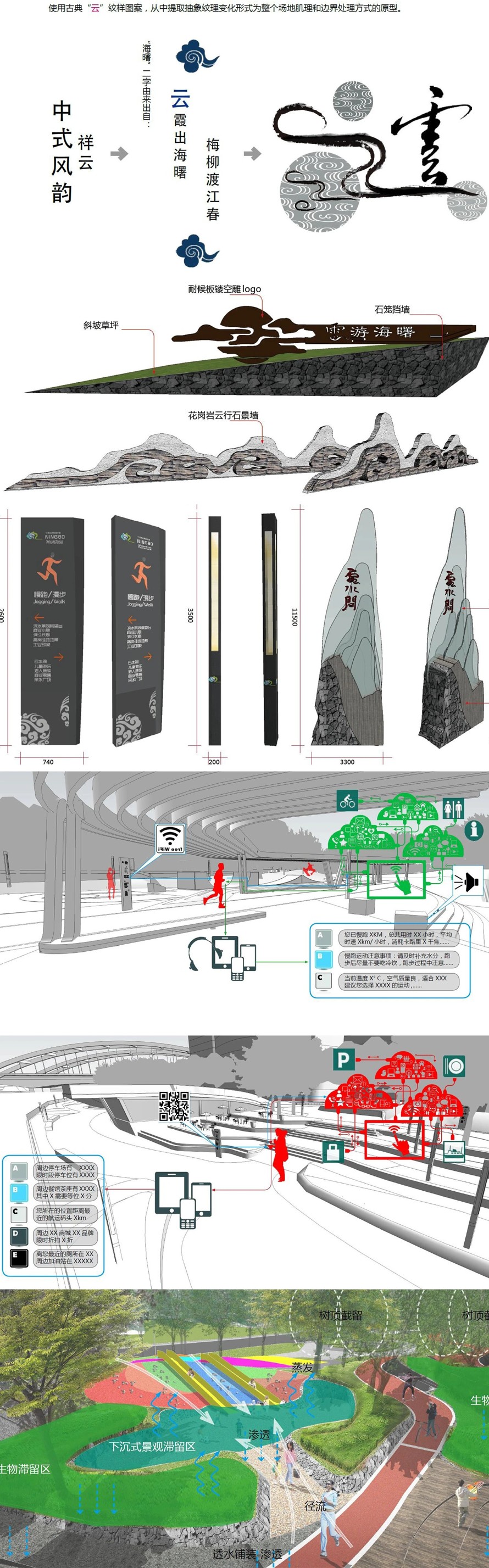 清新婉约的滨水公园-小而精致的活动空间-某市城市滨江公园景观设计方案（项目资料为：131页PDF高清文件）