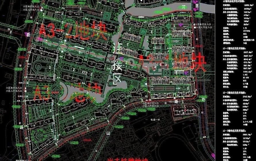 最后的记忆--徽派古村--民国老宅--某老街A1、A2、A4、A5地块修建性详规方案+SU精细模型+CAD总图+实景照片