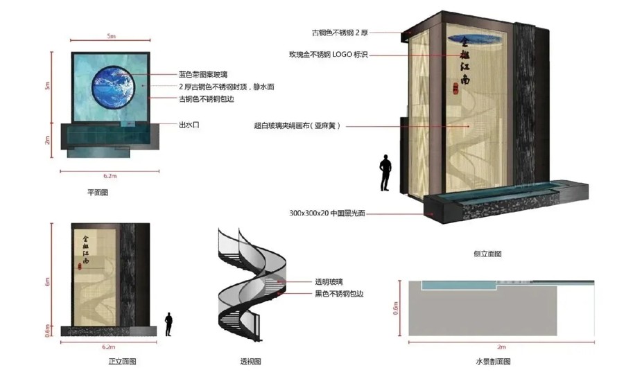 紧密结合营销策略-深入考究书院文化-某市某旅游地产项目展示区景观方案+动画+实景照片（249页JPG高清方案+视频+实景