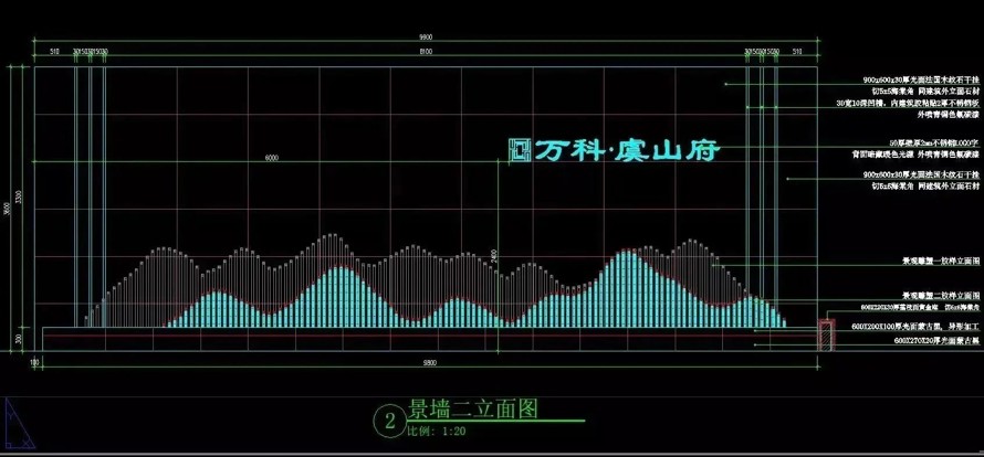 极简造型造型景观的经典作品-精致唯美的艺术佳作-万科某顶豪项目豪宅营销中心景观设计全套施工图（全套施工图包括：园建+绿化）