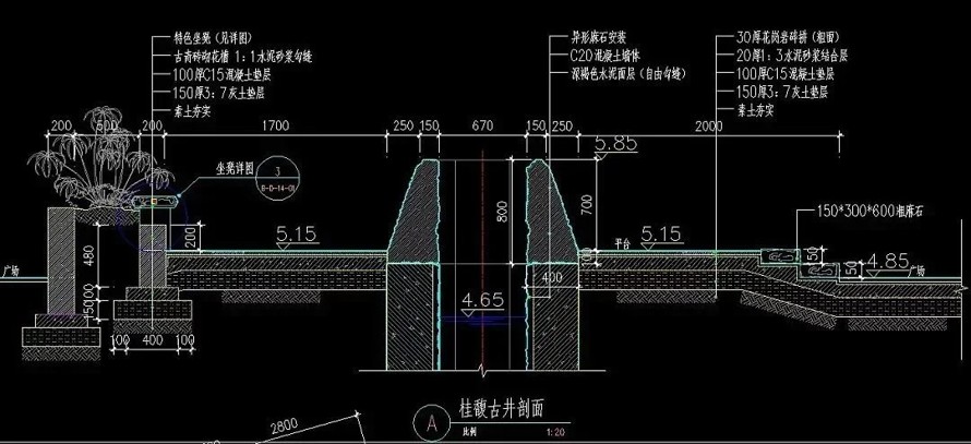 香市古镇--核心景区--东莞某古镇旅游景区传统中式文化公园景观设计全套（该资料包括：全套园建施工图+植物施工图）