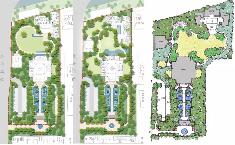 优雅尊贵巧妙结合-地域文化现代交融-植物空间完美结合-最新某市金茂府示范区景观方案（项目资料为：133页PDF高清文件）