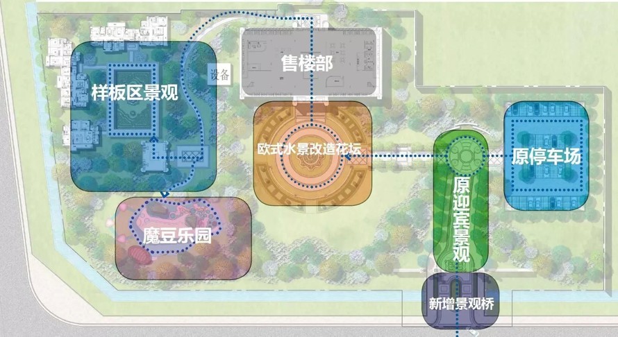 基于风水分析-提取自然元素-再现法式经典--某法式地产项目示范区景观设计方案（项目资料为：81页PDF高清文件）