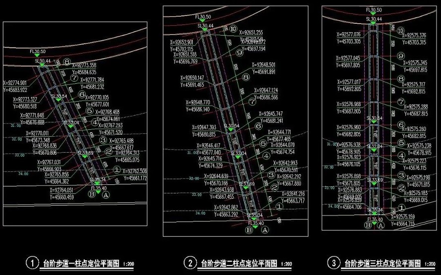 知名设计-某新一线城市江滩风光带景观提质工程全套施工图（该项目文件包括：总图（包含植物）+详图+结构+水电+通用图）