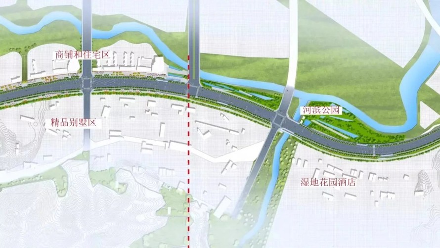 国际新城-先导市区-主干道路-某市国际新城先导区主干道路景观设计扩初设计方案+扩初CAD（280页PDF+CAD扩初）