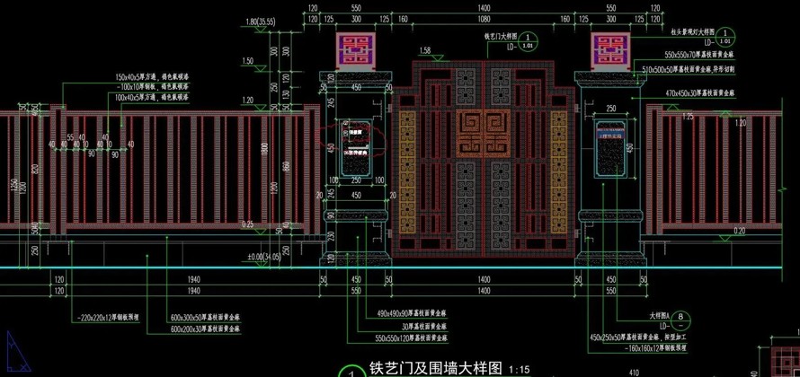 精工细作铸就豪宅经典-文化传承续写艺术文脉-北大资源某顶豪项目示范区+看房通道+样板庭院景观全套施工图