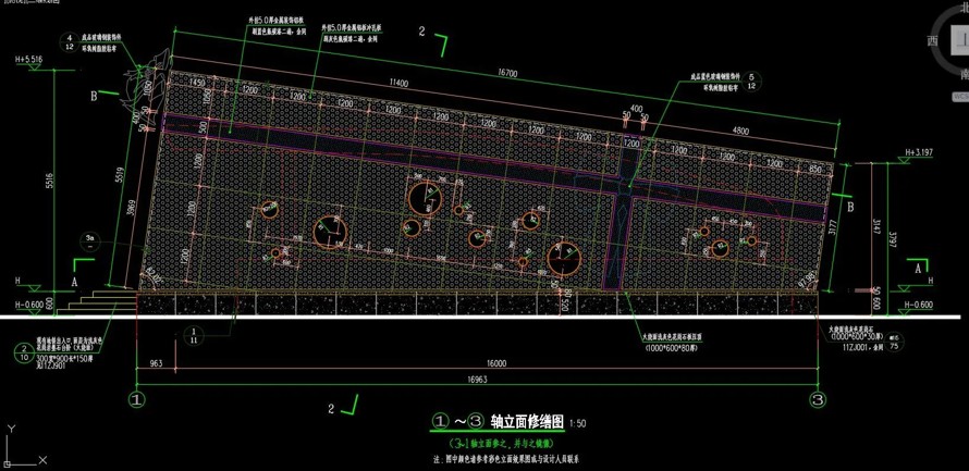 三湘步行商业第一街-城市文化形象展示窗-某著名商业步行街景观提质改造一期全套施工图（资料为：步行街十个节点方案+施工详图