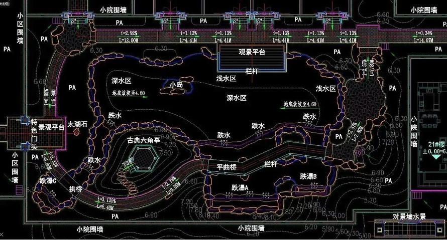 特别推荐--精品新中式--知名新作--泰禾.杭州院子示范区景观设计全套施工图（该文件包括：园建+水电+植物）