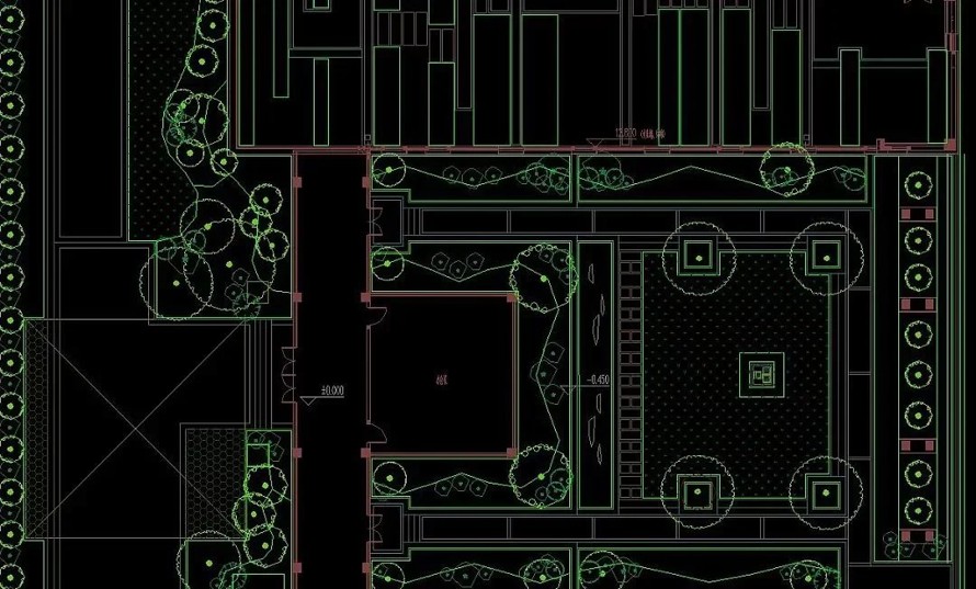 西安新中式景观施工图-沣东城市广场全套施工图CAD版本和PDF版本集合