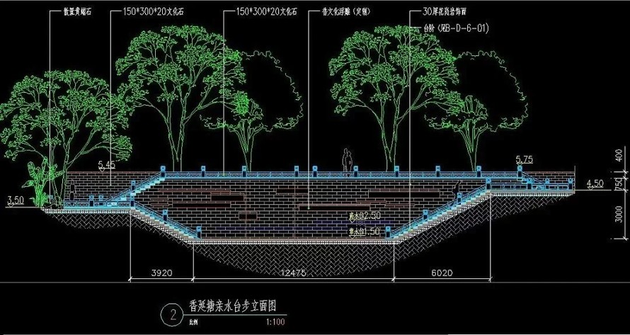 香市古镇--核心景区--东莞某古镇旅游景区传统中式文化公园景观设计全套（该资料包括：全套园建施工图+植物施工图）