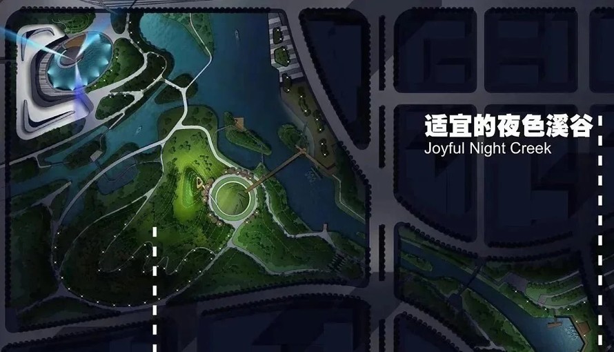 会呼吸有生命的城市生态公园-某国际创新示范城中央公园（贯穿全城城市绿带）景观规划概念方案153页PDF