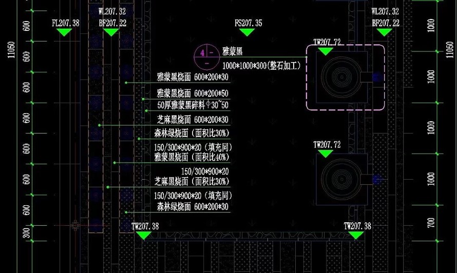 龙湖地产天琅系列顶豪项目豪宅-新江与城样板区景观设计全套施工图（园建+植物+水电）+ SU精细模型+12张LUMION渲染图